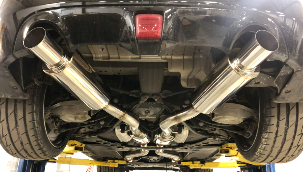 Complete dual shop exhaust system